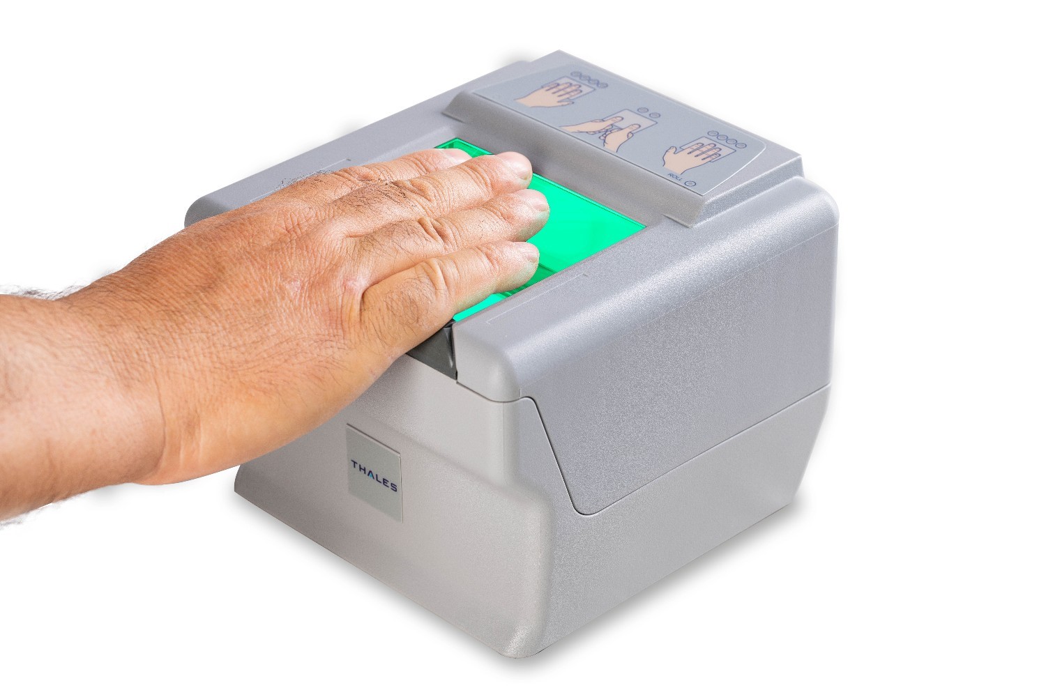 Gemalto (Strict Minimum Order Quantity 5 Units / Special Order Item / Non Cancellable - Non Returnable) Thales Flat Top Multi-Fingerprint Scanner DactyScan84c; Flat & Rolled Acquisition; Usb 2.0