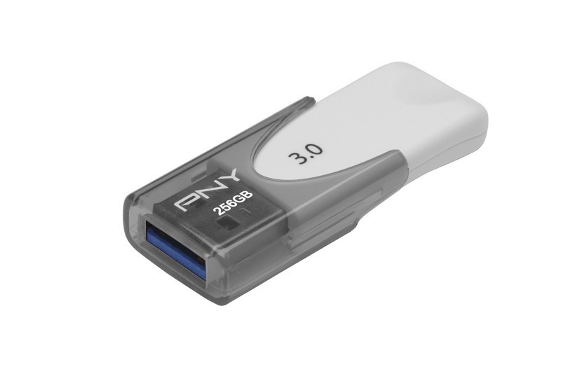 PNY Attach&eacute; 4 3.0 256 GB USB 3.0 Flash Drive - Grey
