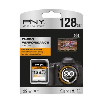 PNY Turbo Performance 128 GB Class 10/UHS-III SDXC