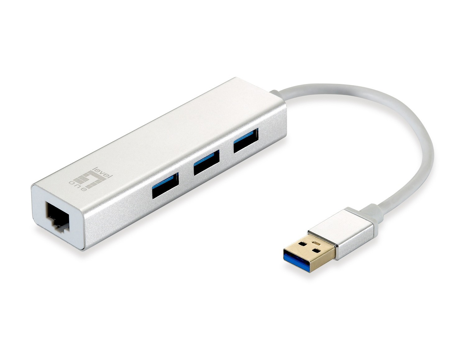 LevelOne Gigabit Usb Network Adapter With Usb Hub