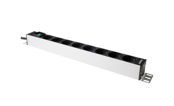 Plenty PLA416-8S PDU Stekkerdoos met Schakelaar 8-voudig