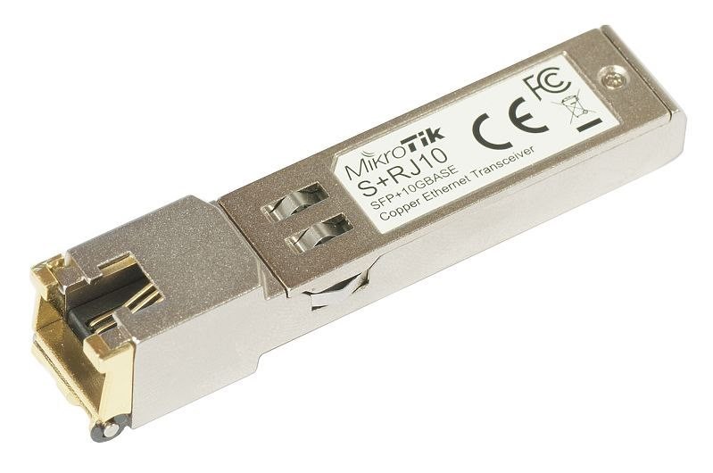 MikroTik RJ45 SFP+ 10/100/1000M 2.5G/5G/10G Copper Module