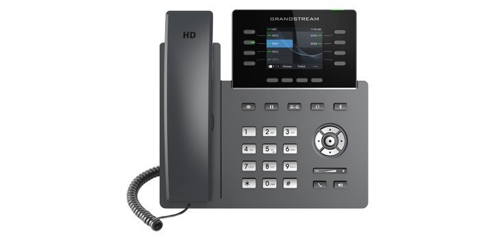 Grandstream GRP2624 8 Line Carrier Grade Ip Phone With Dual Band Wi-Fi