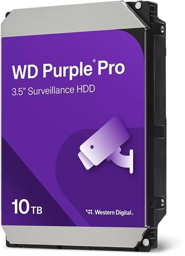 Western Digital WD Purple Pro 10TB Sata 3.5" 7200RPM 512MB Surveillance HDD 3Yr WTY