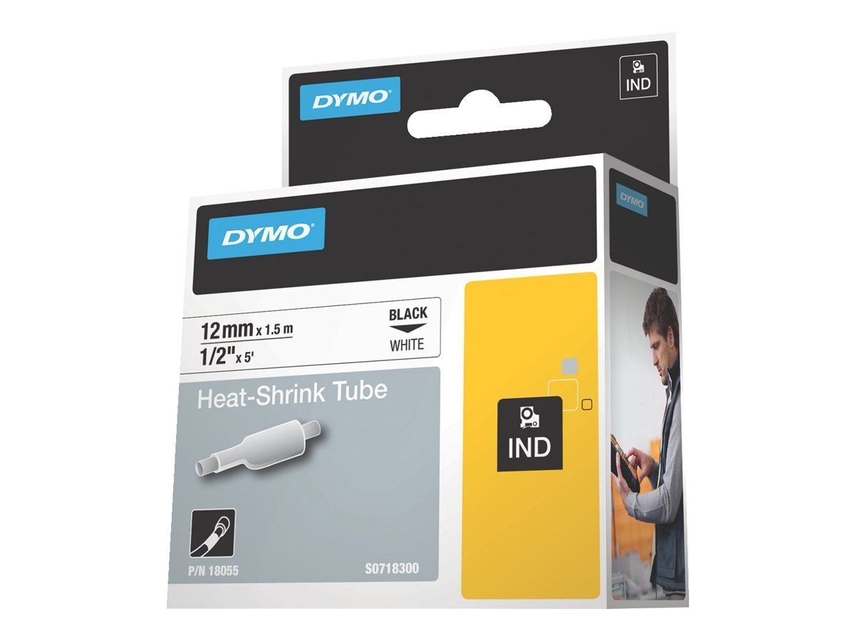 Dymo Rhinopro 1/2In White Heat