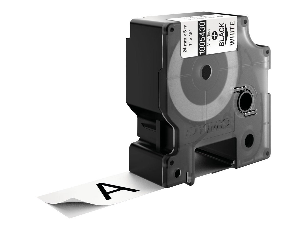Dymo 1In White Vinyl Labels For