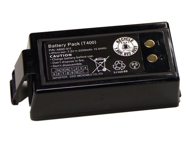 Star Micronics Battery Pack for SM-T400i