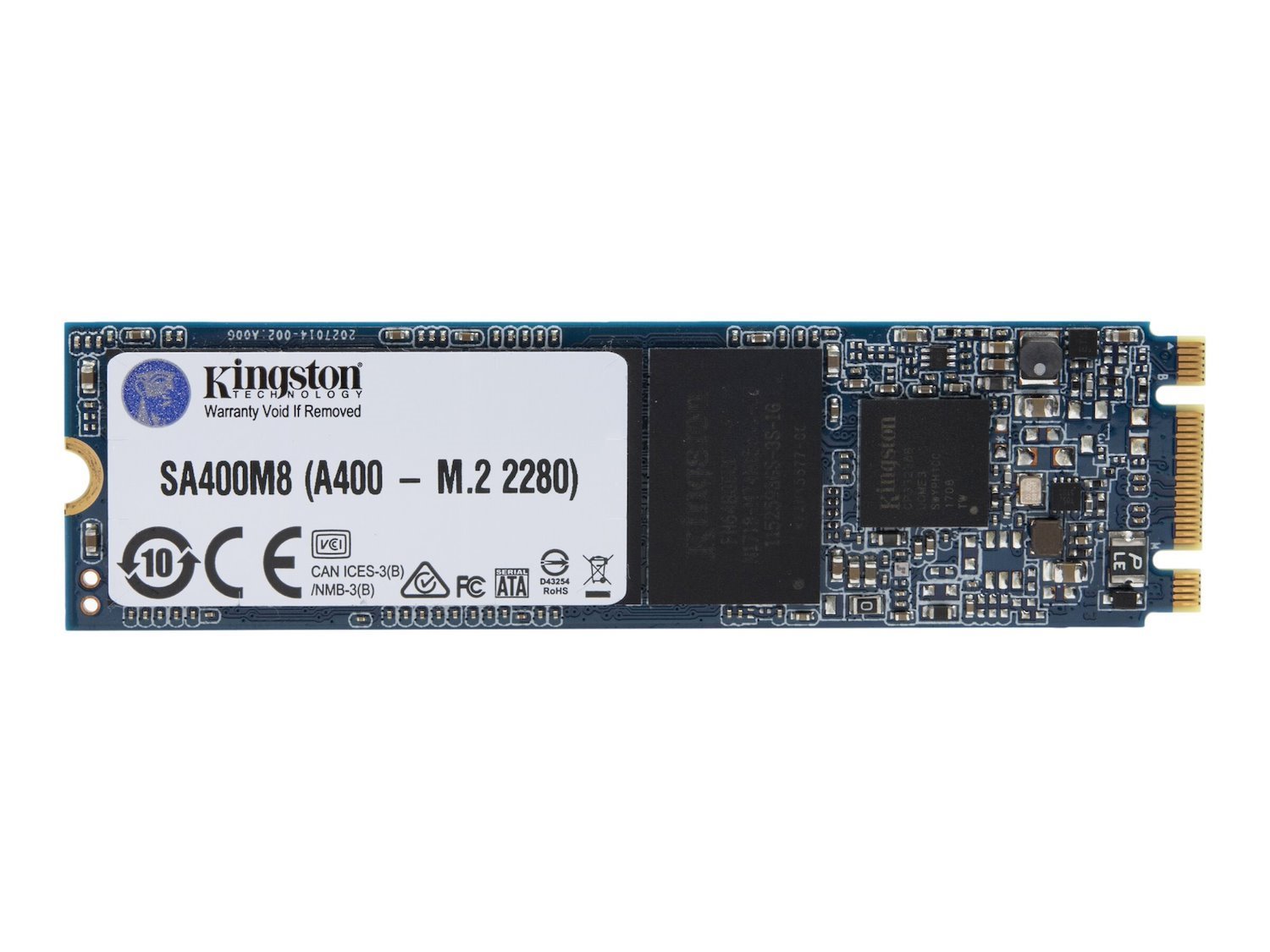 Kingston A400 120 GB Solid State Drive - M.2 2280 Internal - SATA (SATA/600)