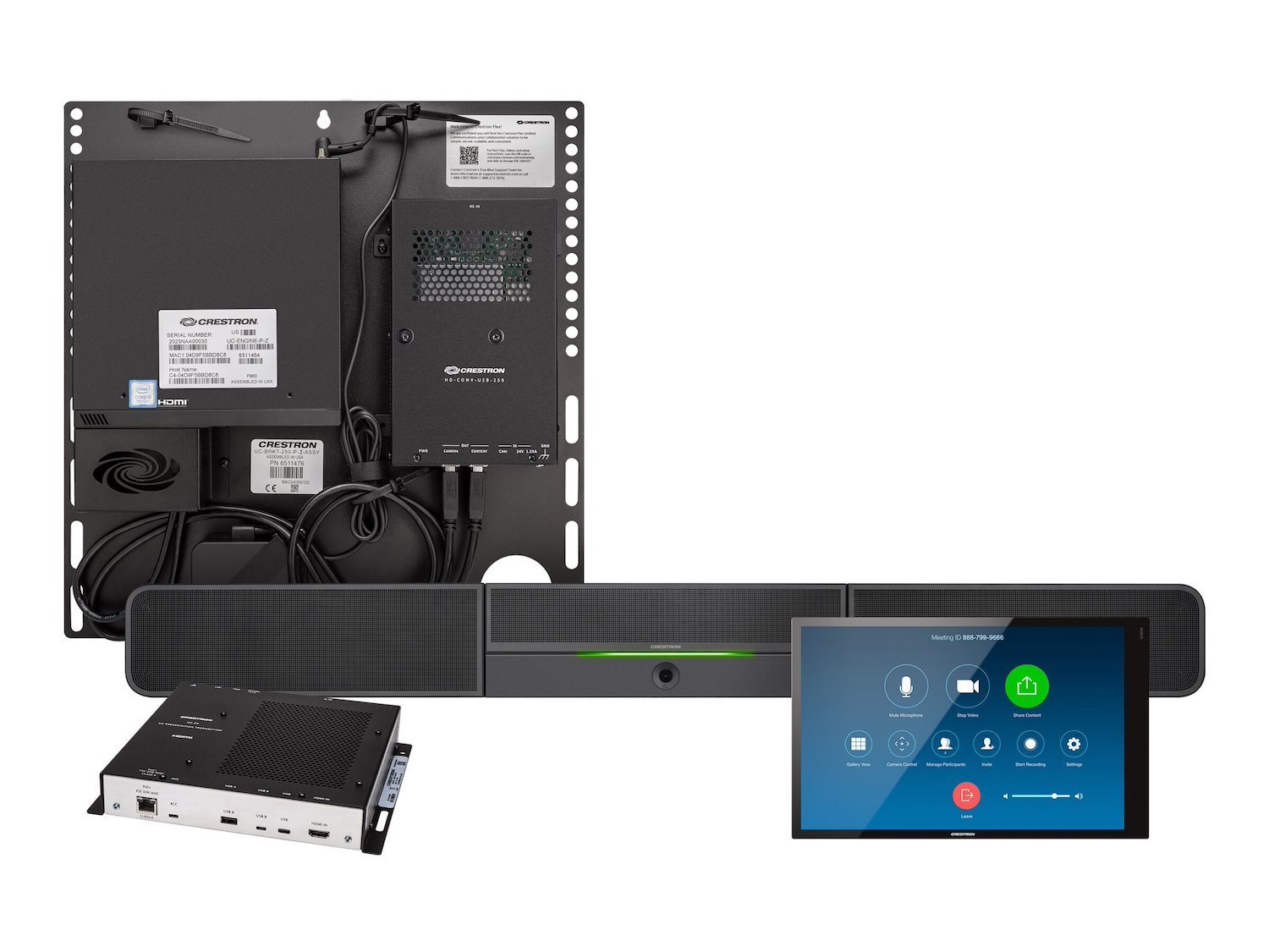 Crestron Uc-Bx30-Z-Wm Kit Adv SM Room