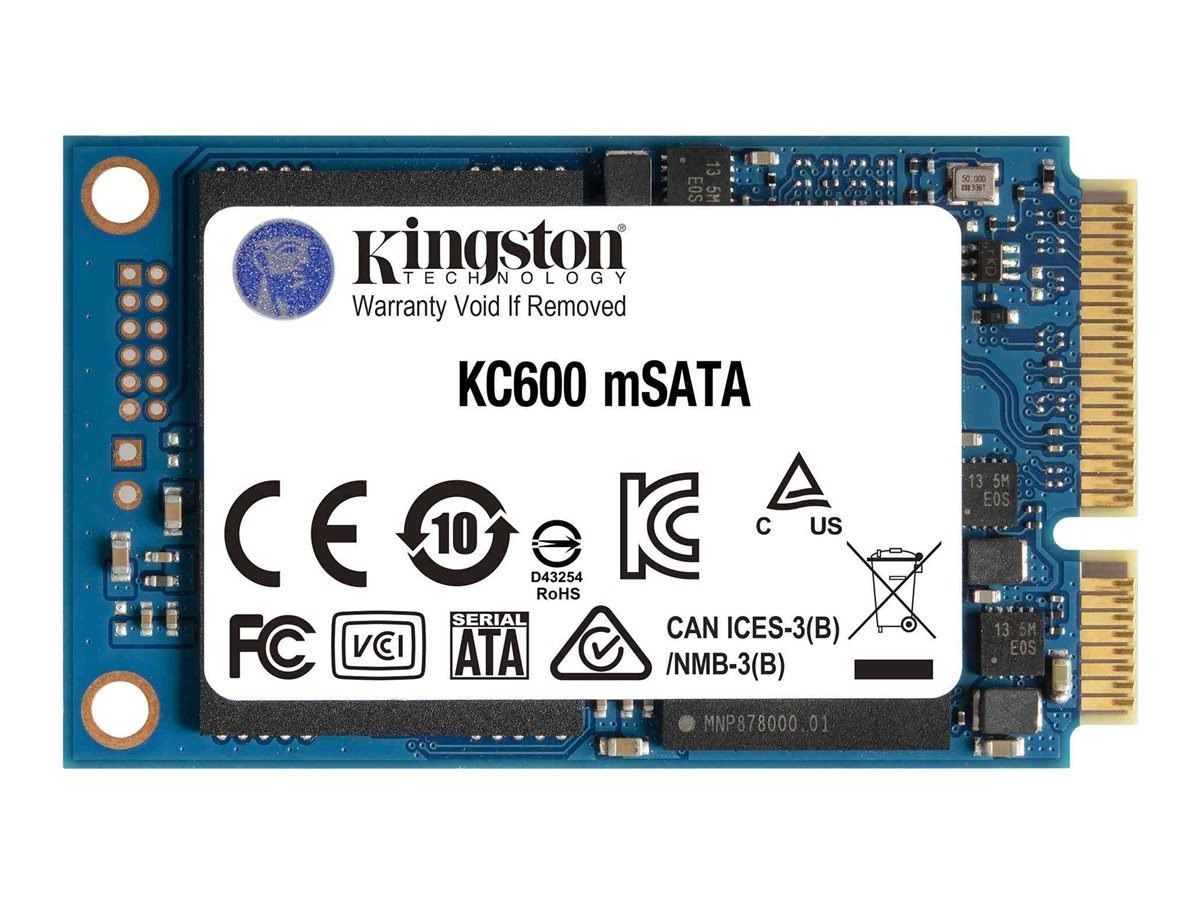 Kingston KC600 1 TB Solid State Drive - mSATA Internal - SATA (SATA/600)