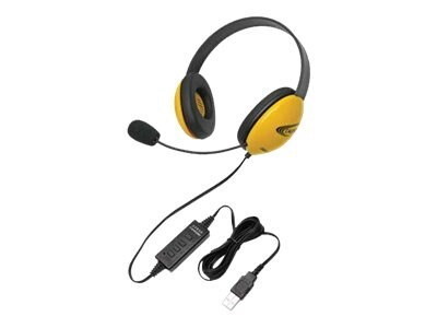 Califone Yellow Stereo Headset