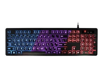 Aluratek Large Print Led Usb Keyboard