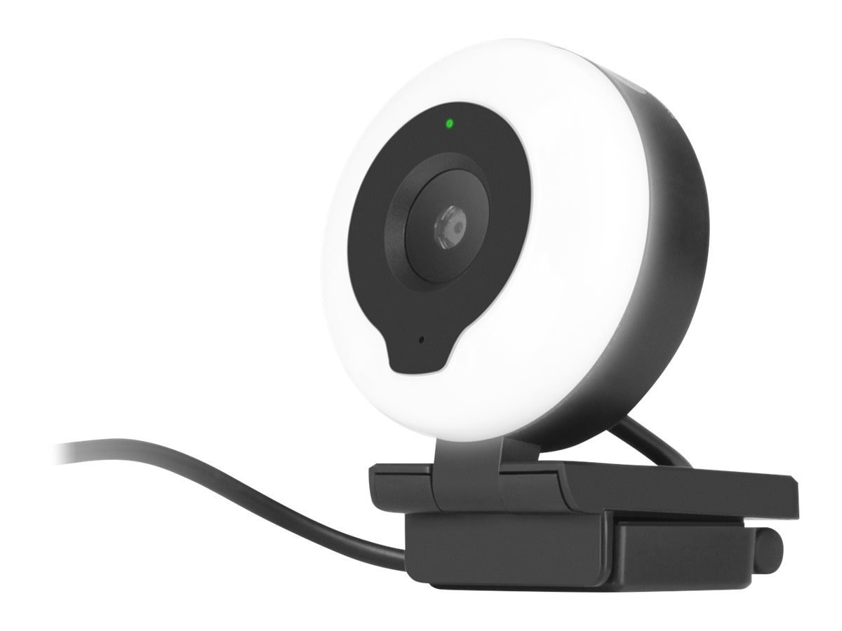 Aluratek 2K HD Led Ring Light Webcam