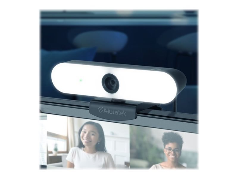 Aluratek 4K HD Led Ring Light Webcam