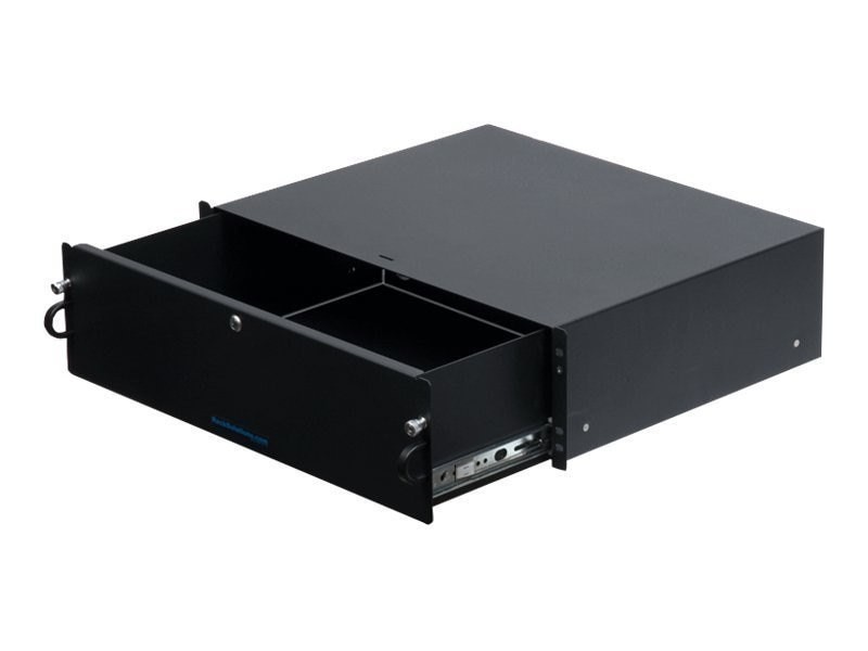 Innovation First Rackmount Sliding Drawer With Locking Door, 3U