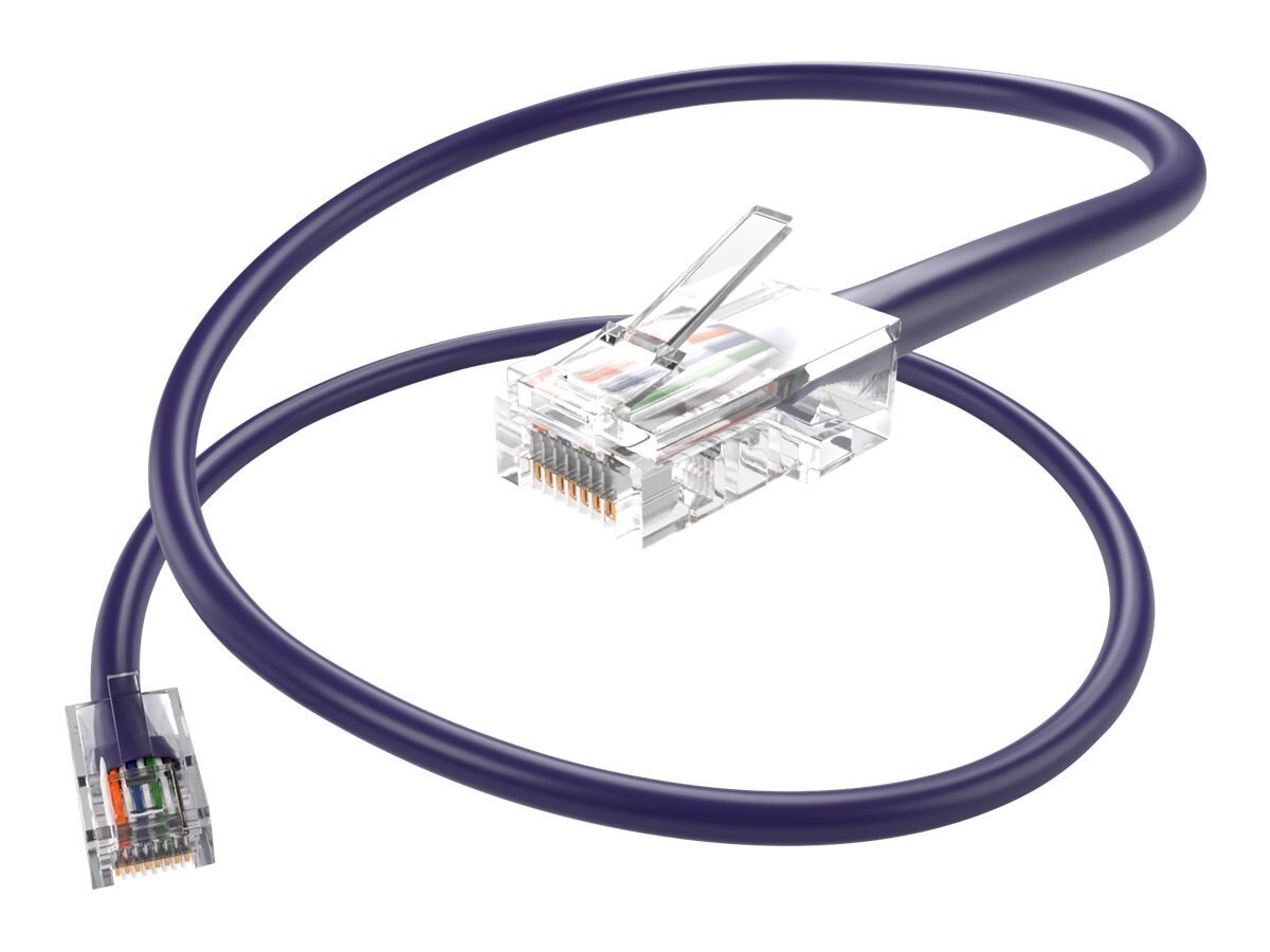 Unc Group Unc Cat5e Patch Cable, Purple, 15FT