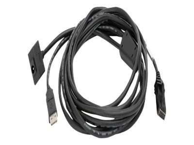 VeriFone Cable, Powered Usb To Usb With Locking DC Jack