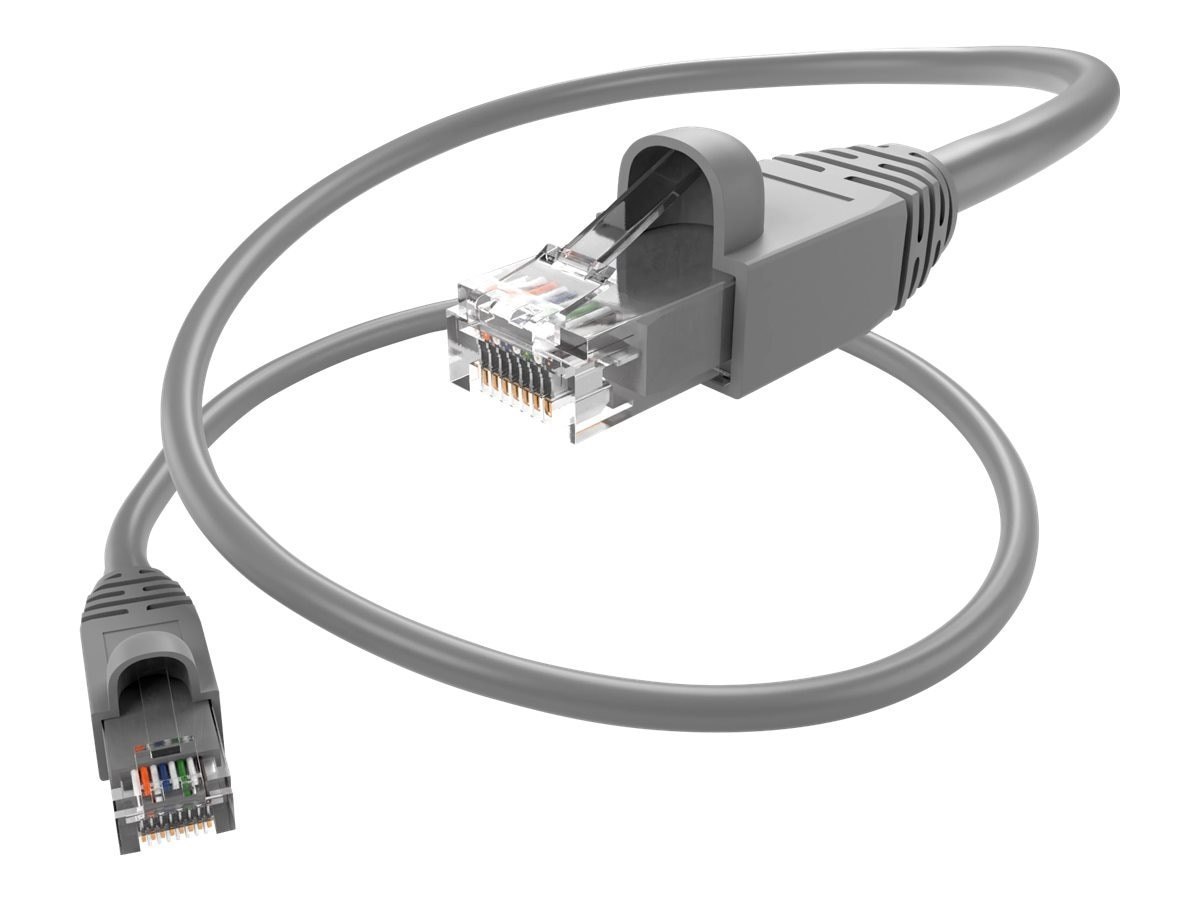 Unc Group Unc Cat6a Snagless Patch Cable, Gray, 20FT