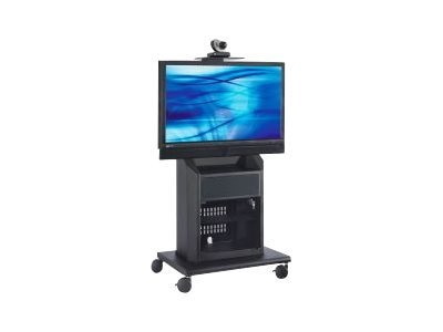 Avteq Mobile Cart With Camera Platform, Rack Rails For Displays Up To 55"