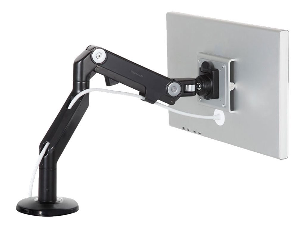 Humanscale M8 Monitor Arm-Bolt Through Mount, Black With Black Trim