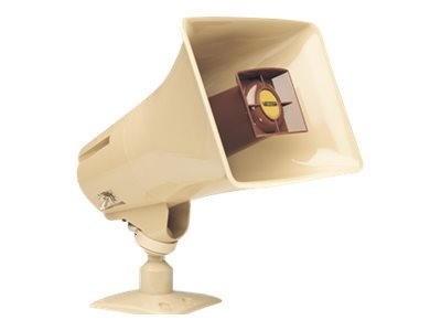 Valcom 15-Watt Paging Horn Amplifier Assembly - Beige