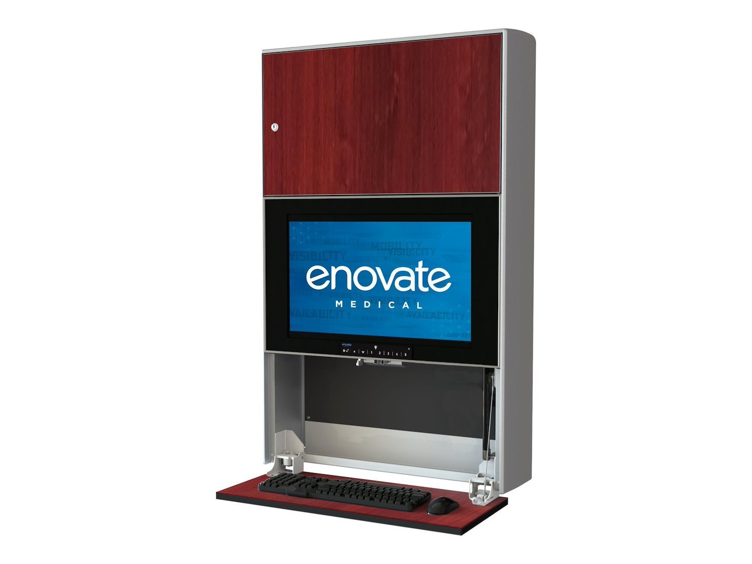 Enovate Medical Enovate E750 Wall Station With eSensor System With eLift, Ontario White