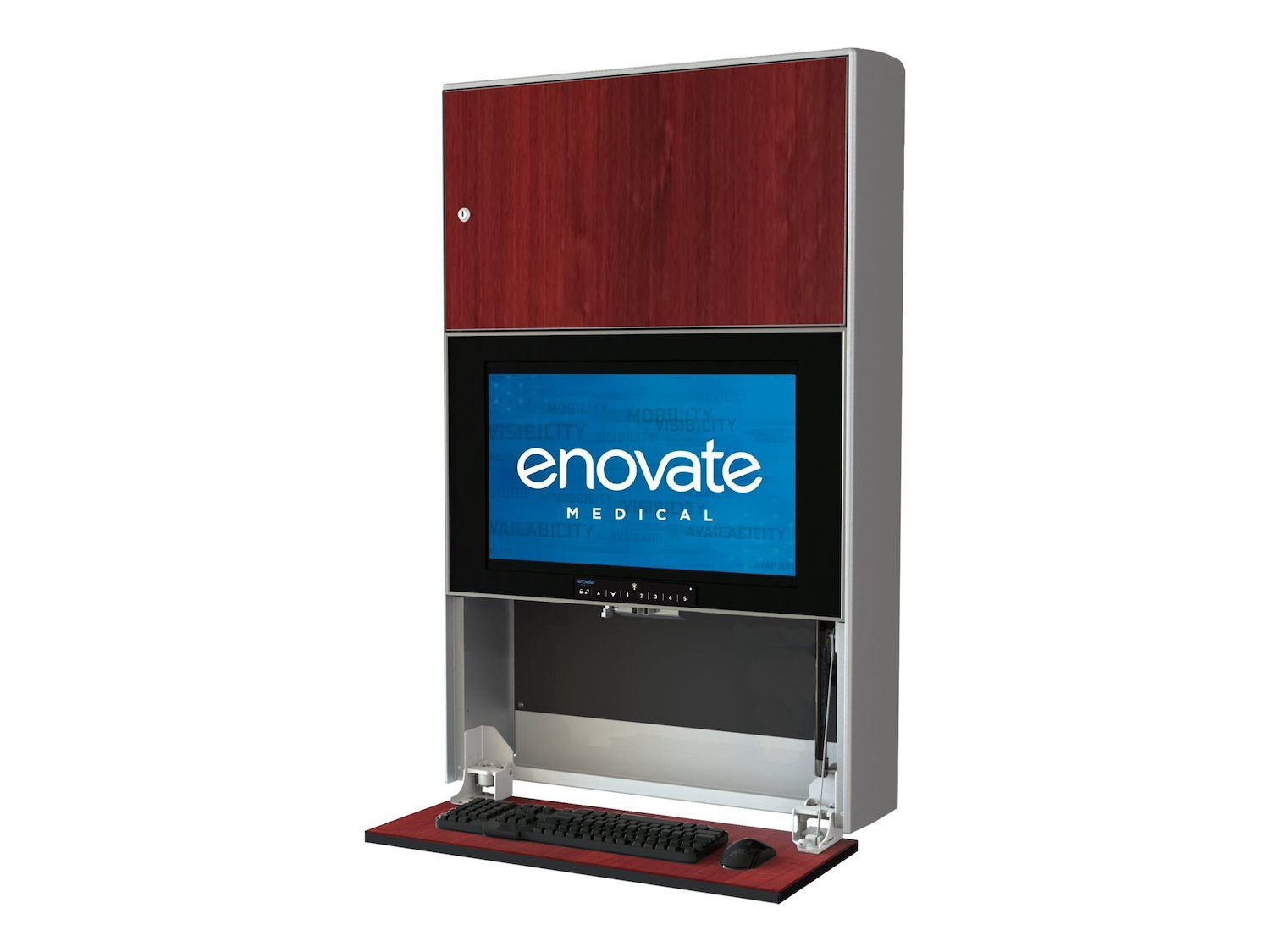 Enovate Medical Enovate E750 Wall Station With eSensor System, Hard Rock Maple