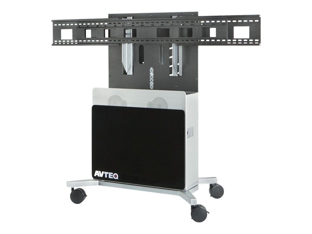 Avteq Elite Cart Stand For Single Displays Up To 80"
