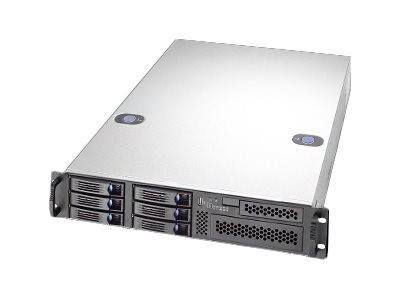 Chenbro 2U Rackmount Storage Chassis W/ Zippy 500W Single Psu & 6X
