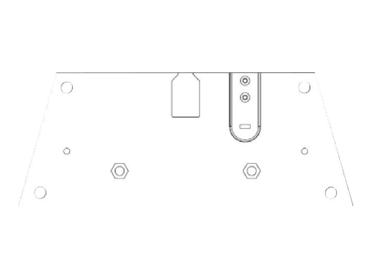 Amx Secure Table Mount Kit For Modero S 10