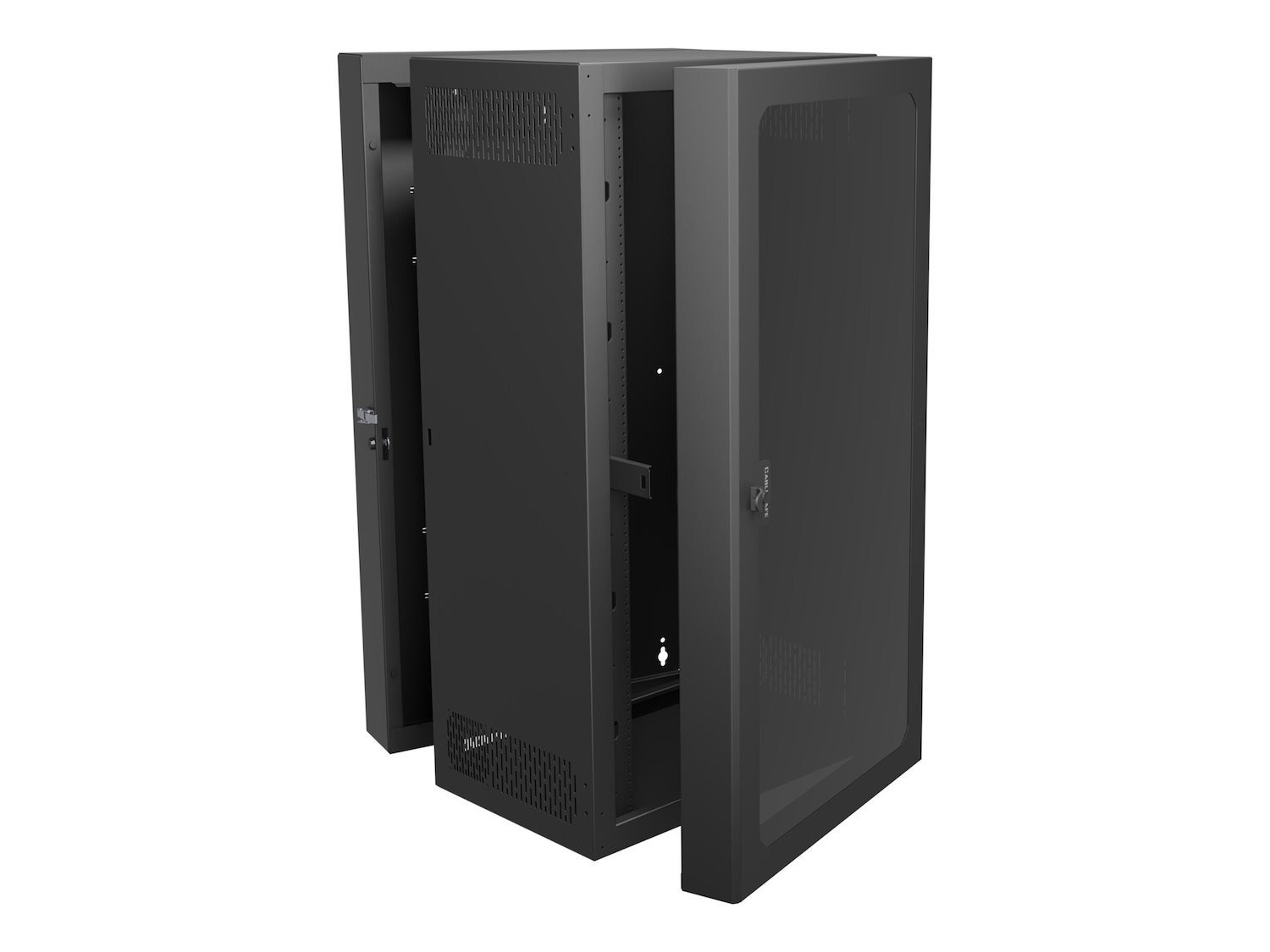 L-Com 4 Data Plexi Wall Cabinet, 26"D