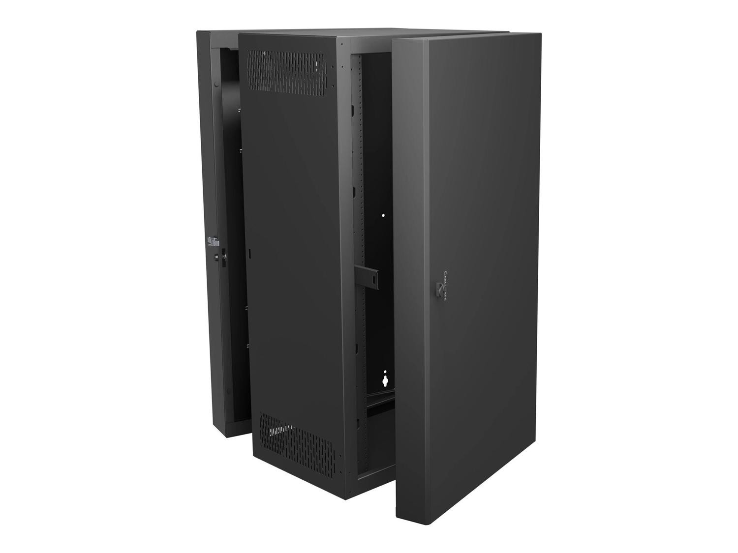 L-Com 4 Data Solid Wall Cabinet, 17"D