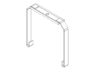 L-Com Ladder CNTR BKT,24 ,BLK,1