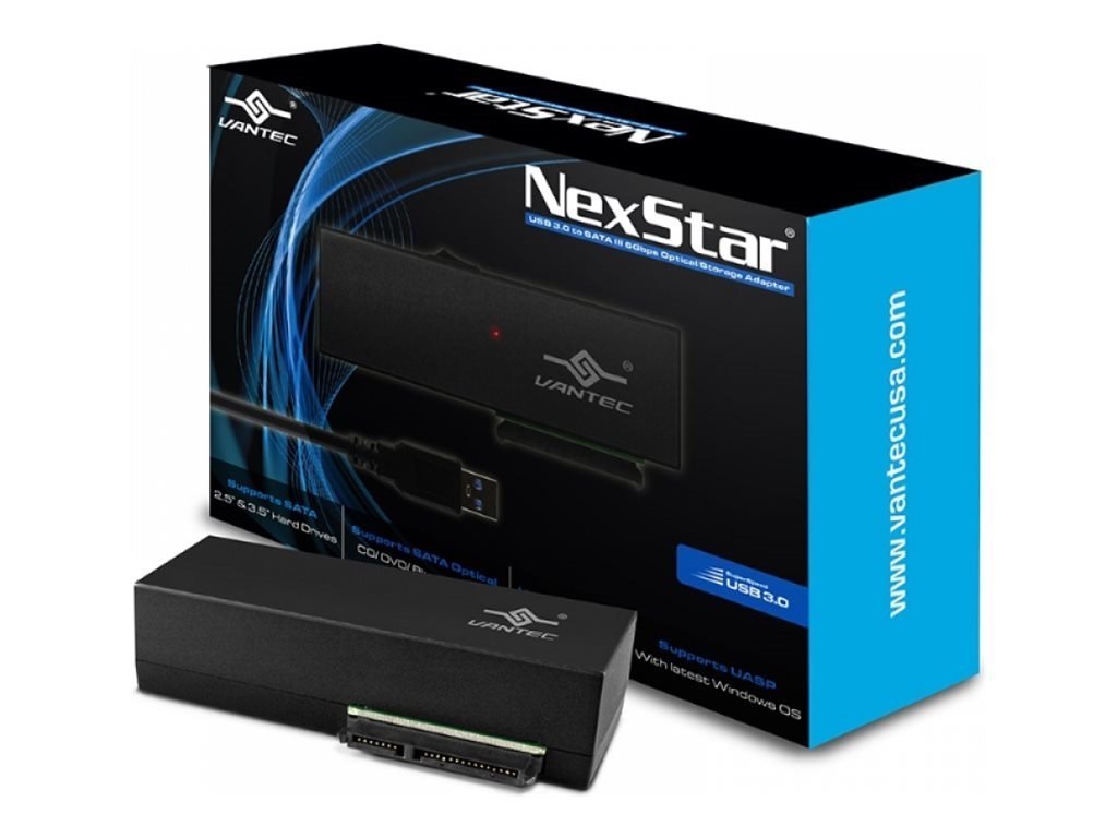 Vantec Usb 3.0 To Sata 6Gbps Optical/Storage Adapter