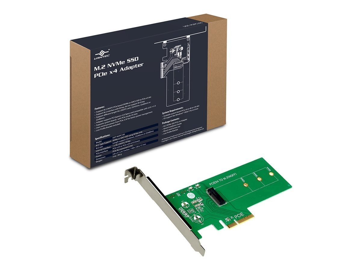 Vantec M.2 NVMe SSD PCIe X4 Adapter