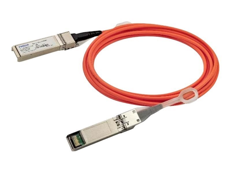 Finisar 25G, Full-Duplex, Active Optical Cable, SFP+ Ends, Electrical Limiting