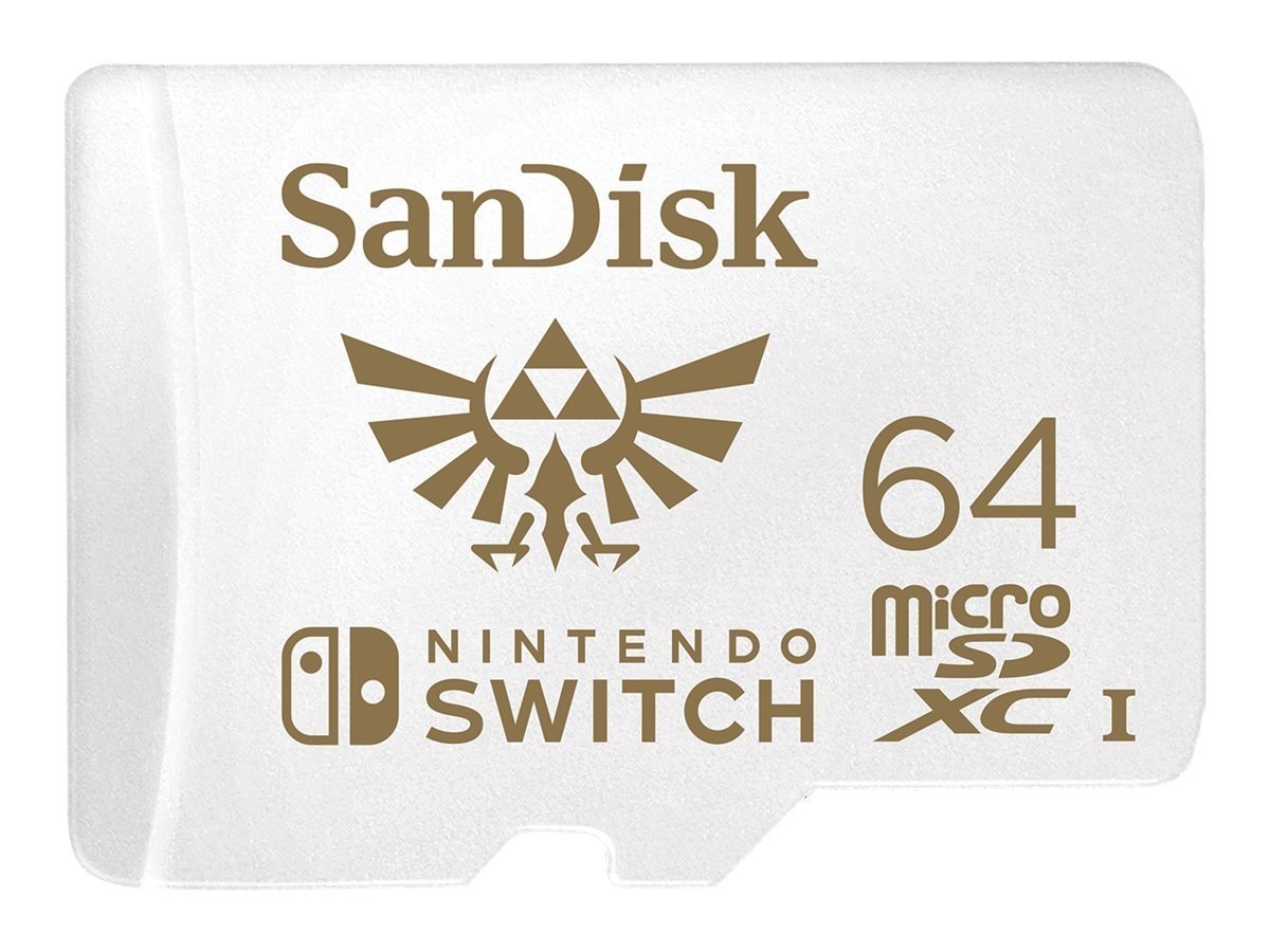 SanDisk 64GB Uhs-I microSDXC Memory Card For Nintendo Switch