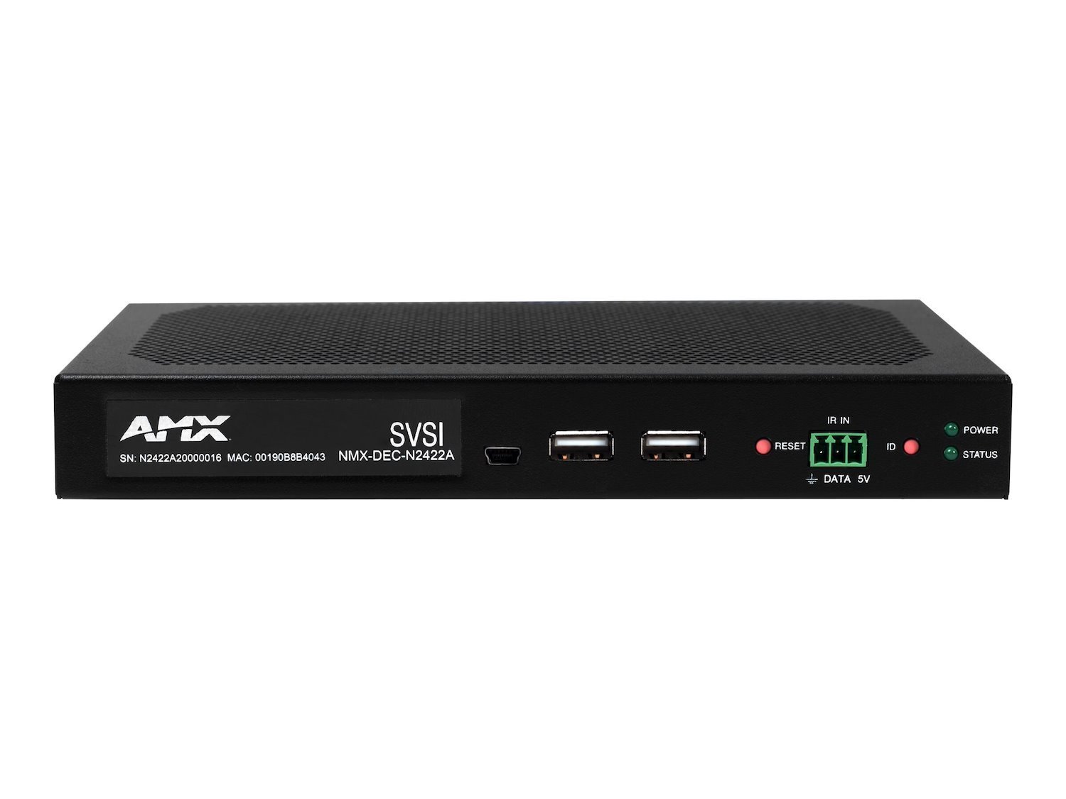 Amx Amx N2400 Series Jpeg2000 Stand-Alone 4K Decoder