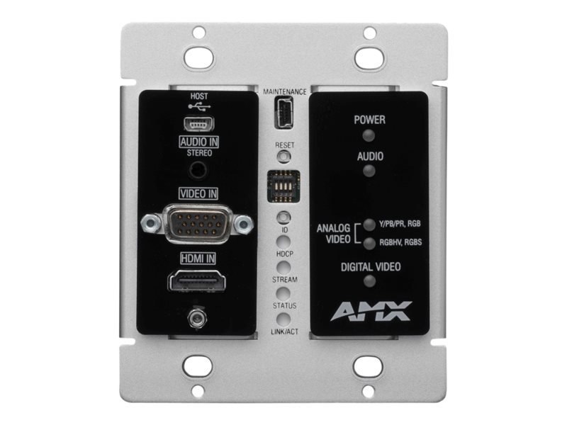 Amx Amx Nmx-Enc-N1115-Wp-Bl, Svsi Dcor Style Wallplate