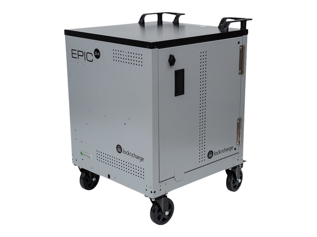 Lock N Charge Technologies Lock N Charge The Epic 24 Cart Charges, Stor