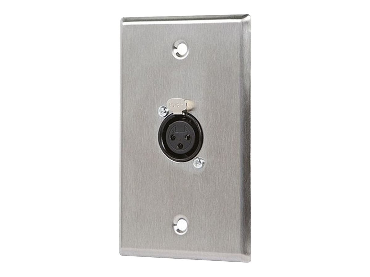 Monoprice XLR Female 3 Pin One Port Wall