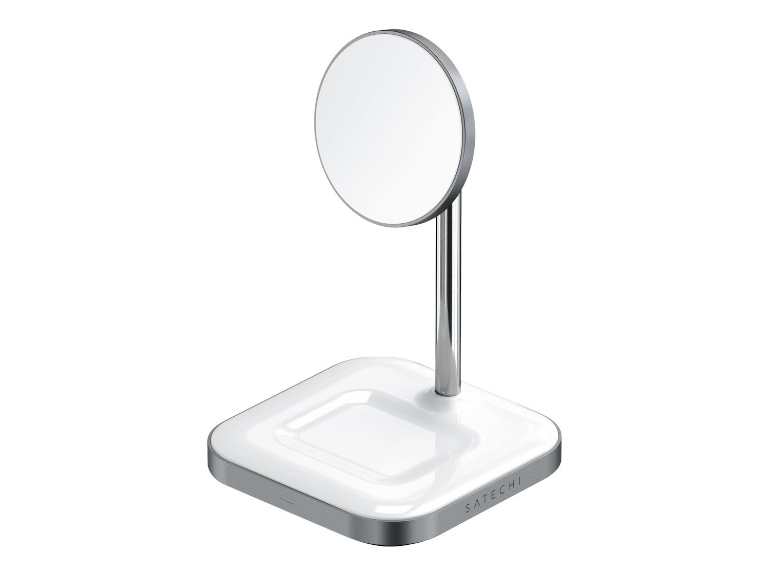Satechi Aluminum 2-In-1 Magnetic Wireless Charging Stand
