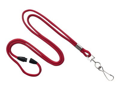 Brady Lanyard With Swivel Hook - Red