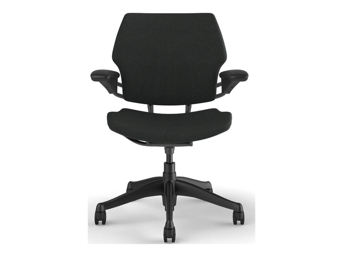 Humanscale Freedom Task Chair W/ Standard Duron Arms, Graphite, Corde 4 Graphite Textile