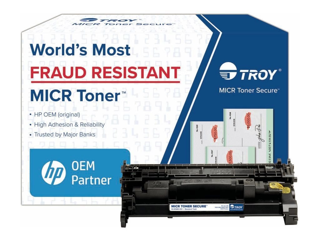 Troy Black Micr Secure Toner Cartridge For M507 / M528
