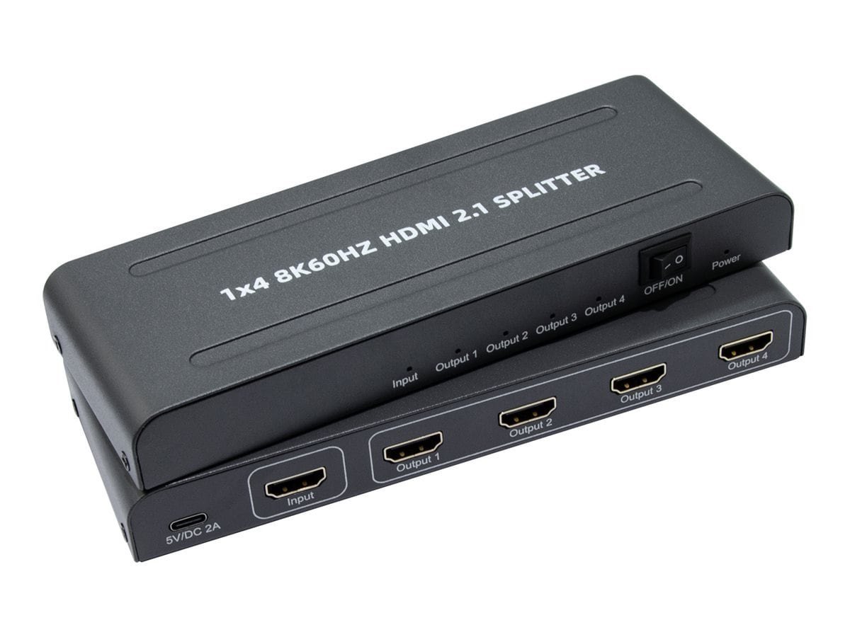 Bytecc 8K Hdmi 2.1 1X4 Splitter