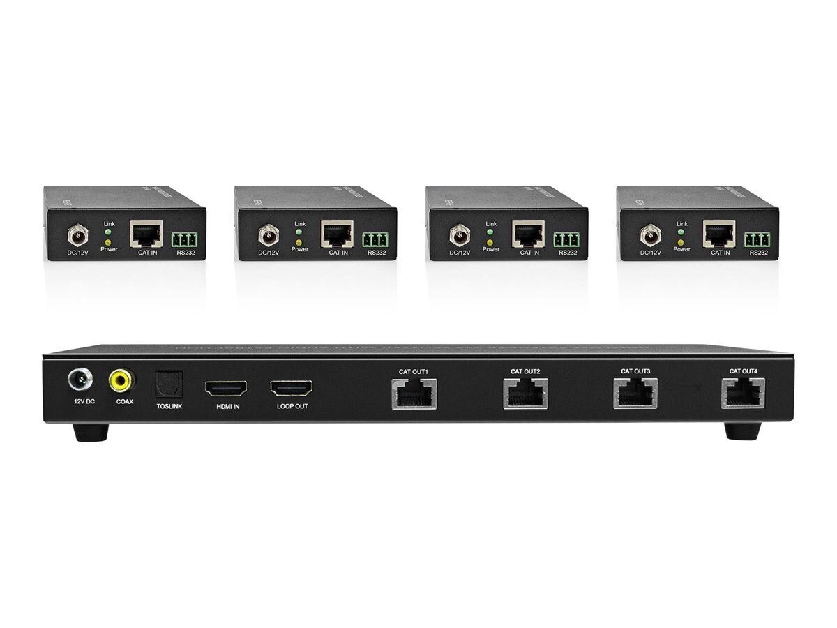 Bytecc 1X4 Hdmi2.0 Extender Splitter