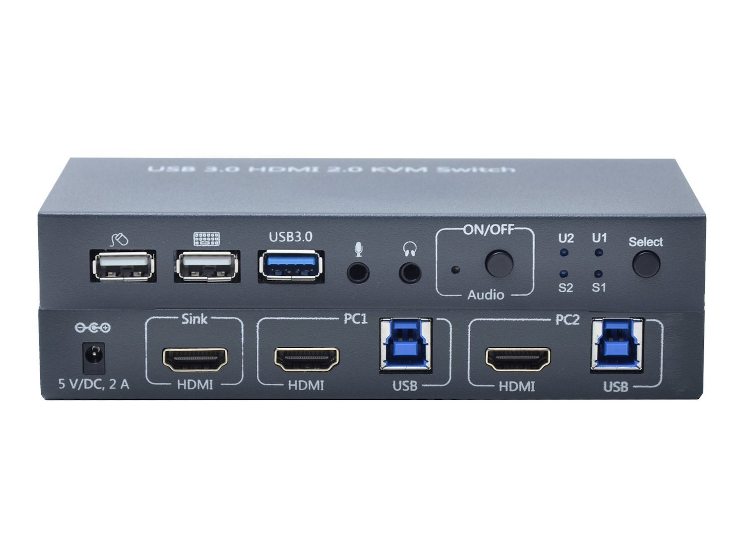 Bytecc 2-Port Hdmi Usb3.0 KVM Switch