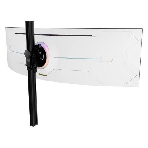 Atdec Super Heavy Duty Mount On Tall Post W/ Heavy Duty F-Clamp For 24"-57" Displays - Black