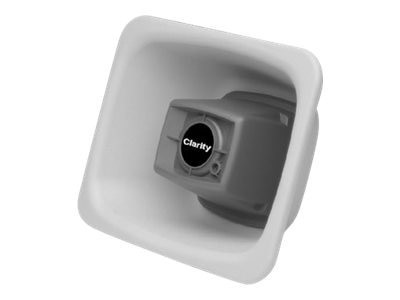 Valcom Flexhorn 4-Watt 25-Volt Transformer Paging Horn - Gray